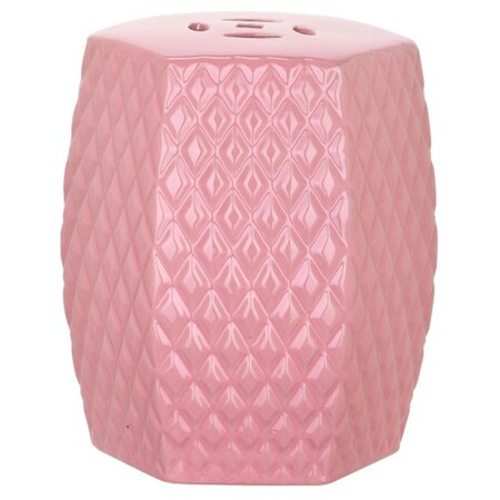Safavieh Pink Diamonds Kids Garden Stool, Pink - 12.6 x 11 x 9.8 in. KID4501A